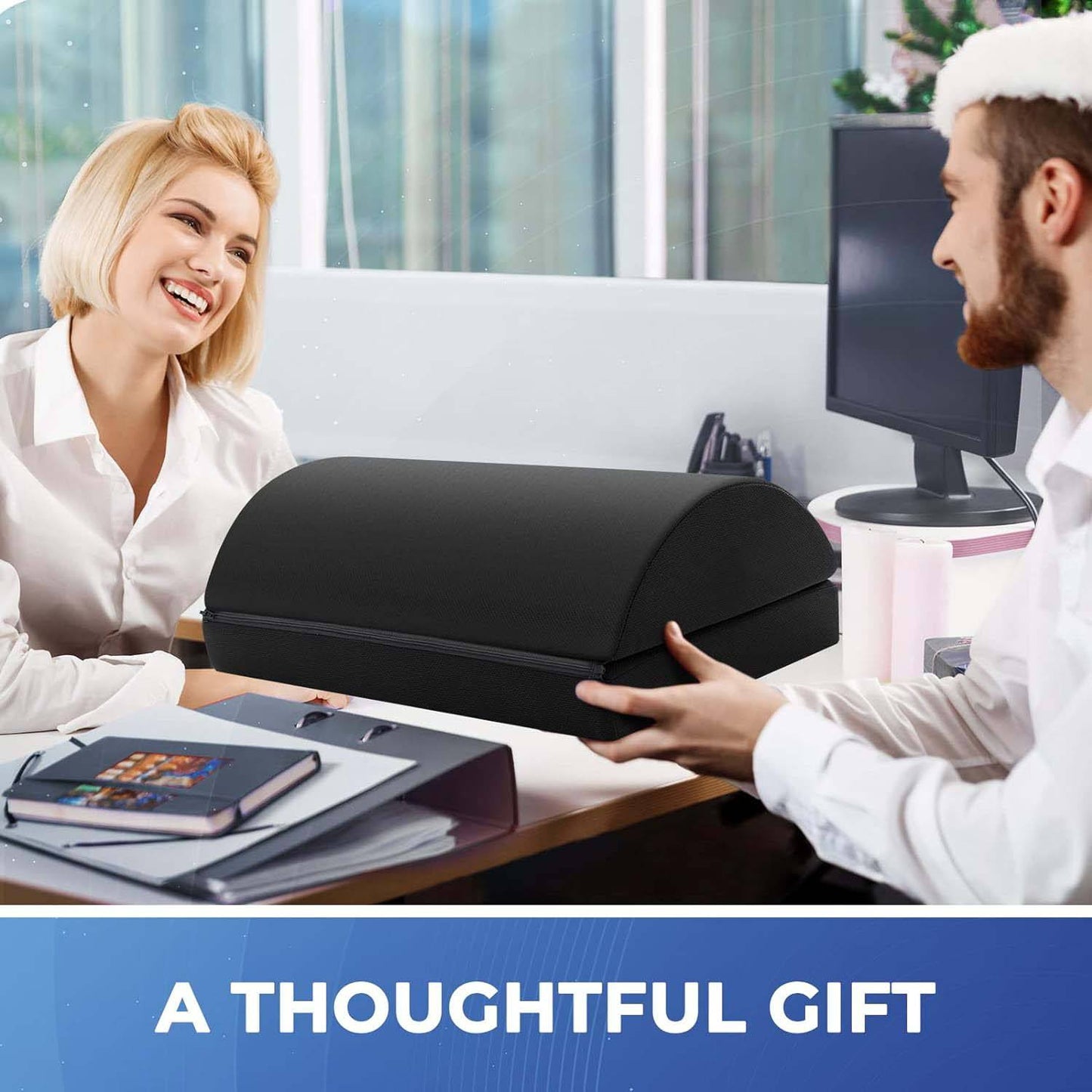 Under Desk Foot Rest – Comfortable Office Footstool